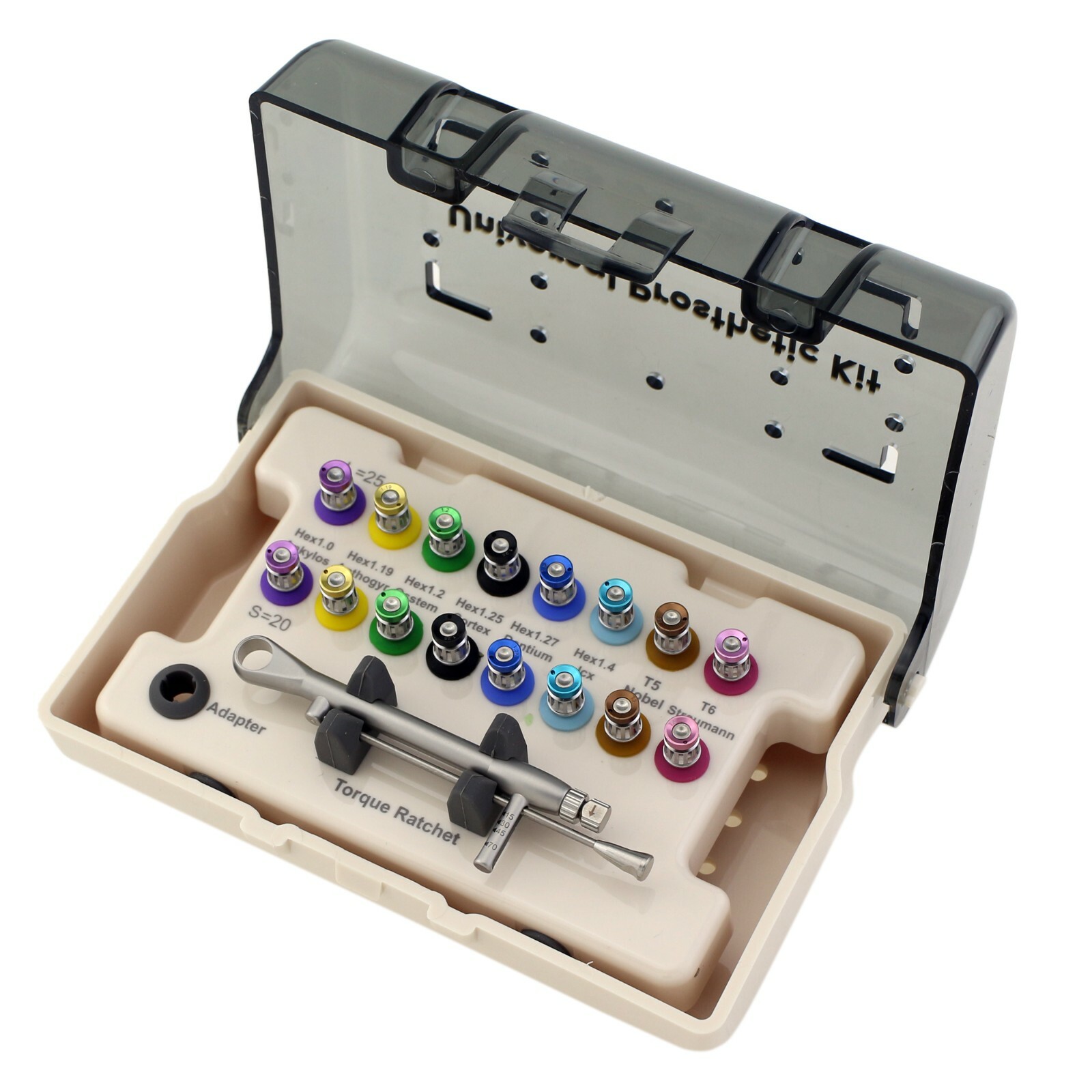 Universal Implant Prosthetic Kit Screwdriver Hex Driver Torque Wrench 3i Astra