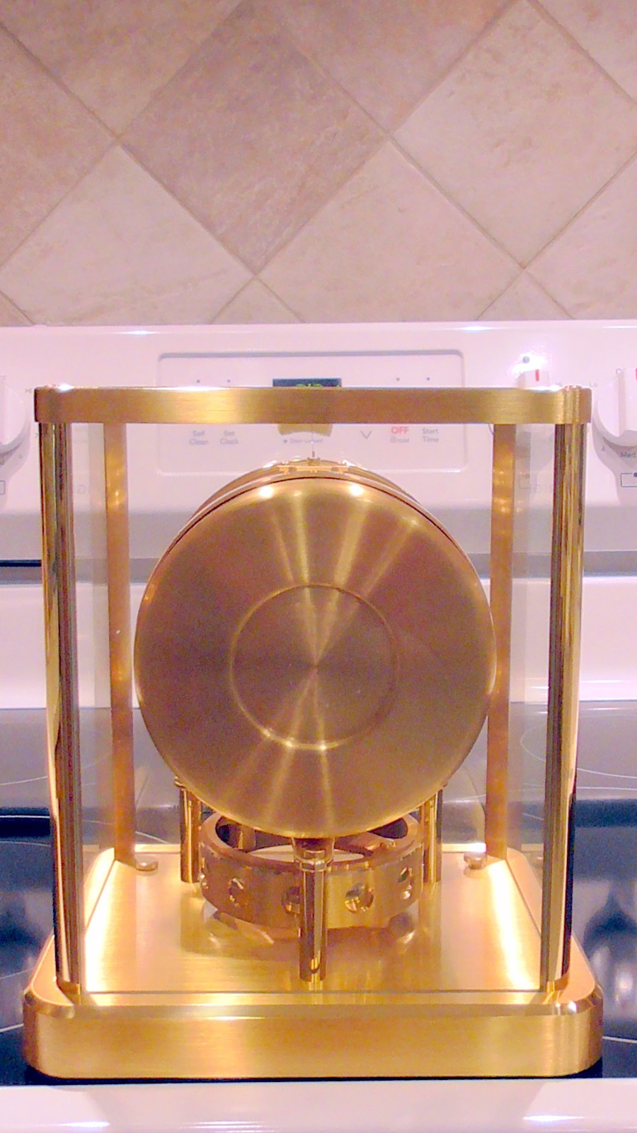 Jaeger LeCoultre 13-Jewel Movement 540 Swiss Mantel Clock Serial Number #649219