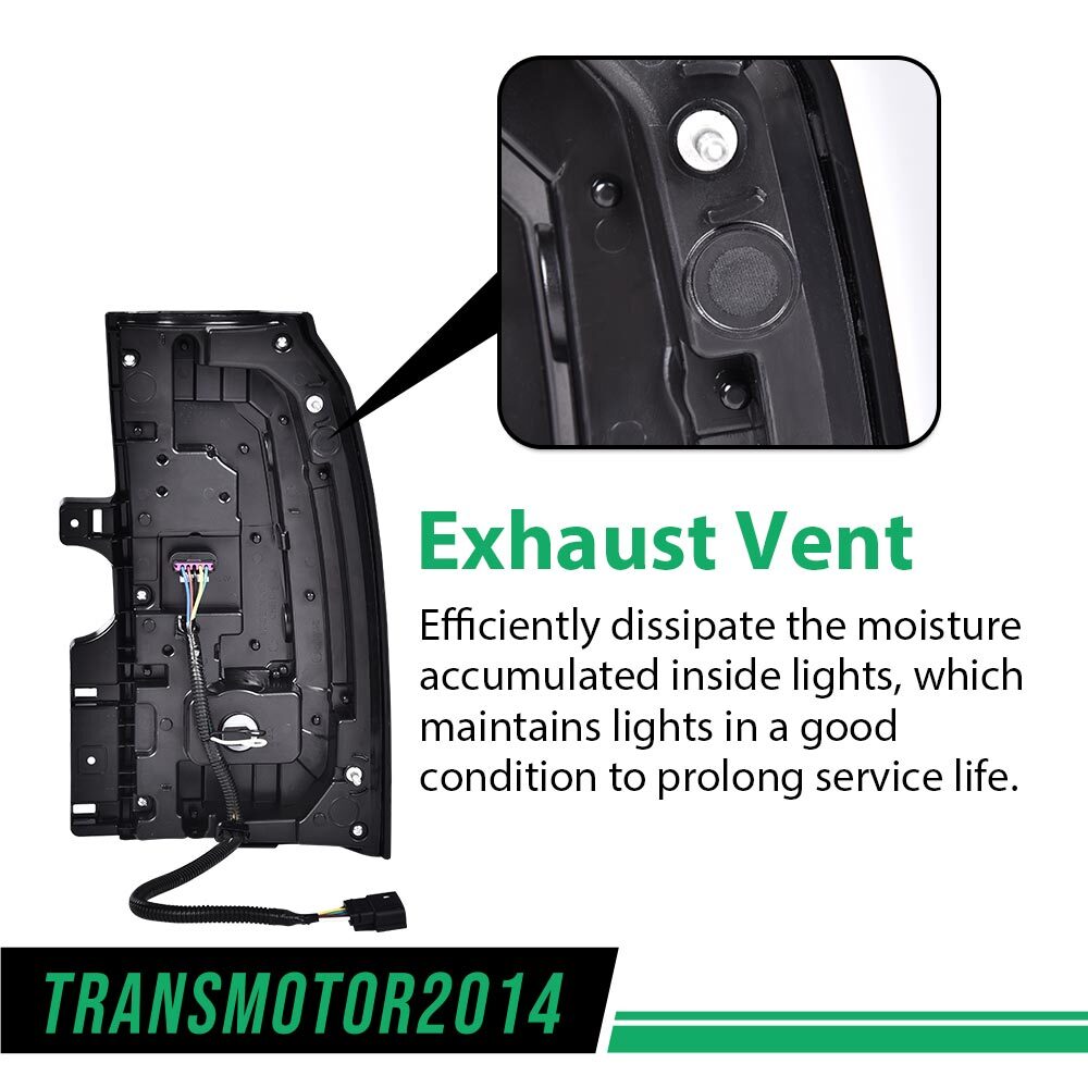 2X LED Tail Lights Brake Lamps LH & RH Side Fit For 2015-2020 GMC Yukon/Yukon XL