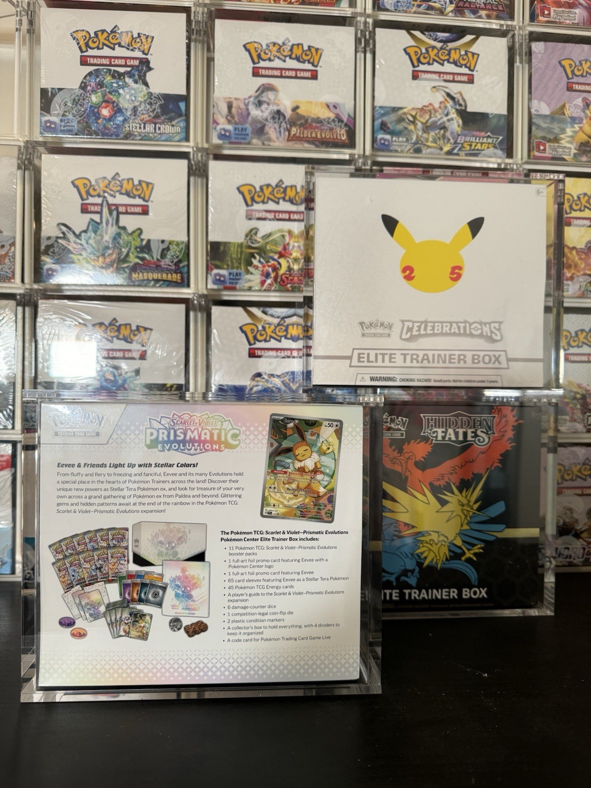 NEW! Pokemon ETB Display Case Acrylic Magnetic Protective ELITE TRAINER BOX