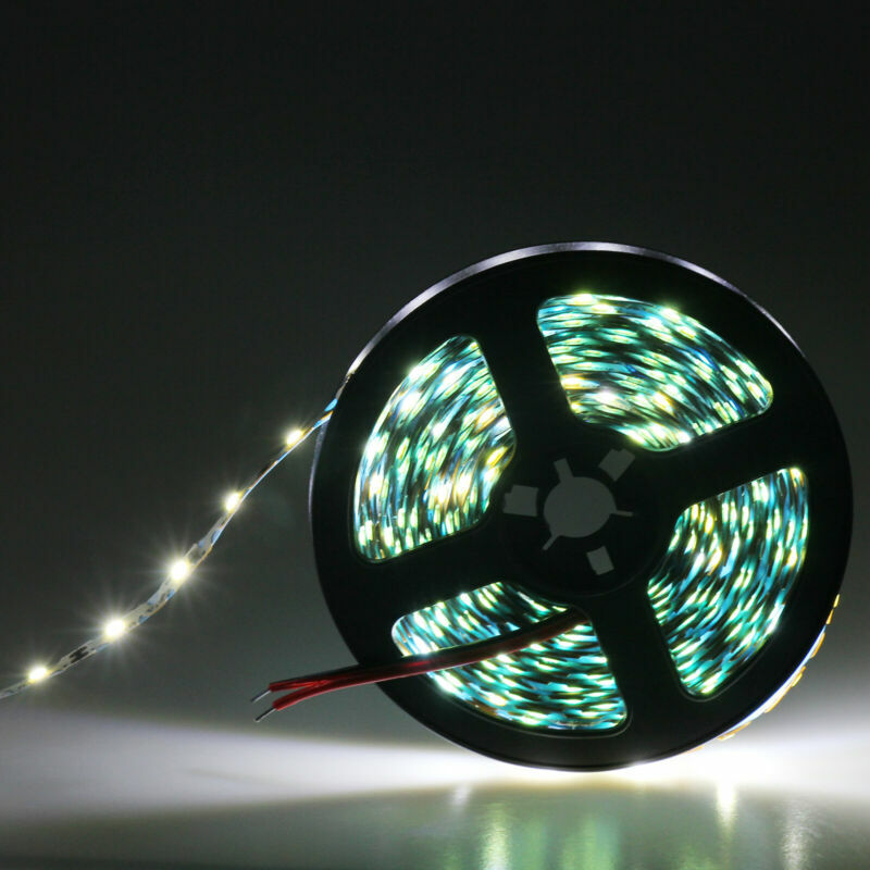 16FT S Shape Sign SMD 2835 300 LED Strip Light DC12V Flexible Lamp Easy Bend 6mm