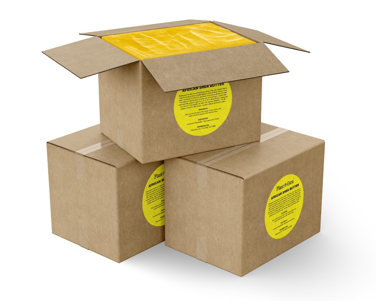 Raw African Shea Butter YELLOW 100% Pure Natural Unrefined Organic Bulk