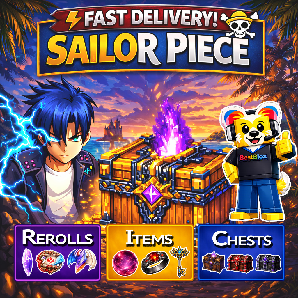🏴‍☠️⚓Roblox Sailor Piece REROLLS + AURA + SPECS + CHEST ETC. | FAST & RELIABLE✅