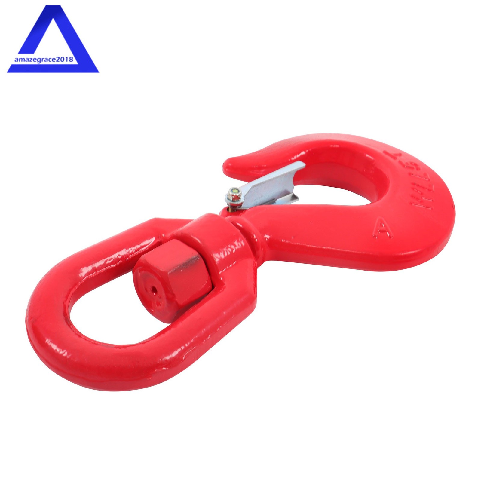 5Ton Locking Swivel Hook Heavy Duty Swivel Lifting Hook Rigging For Hoisting G80