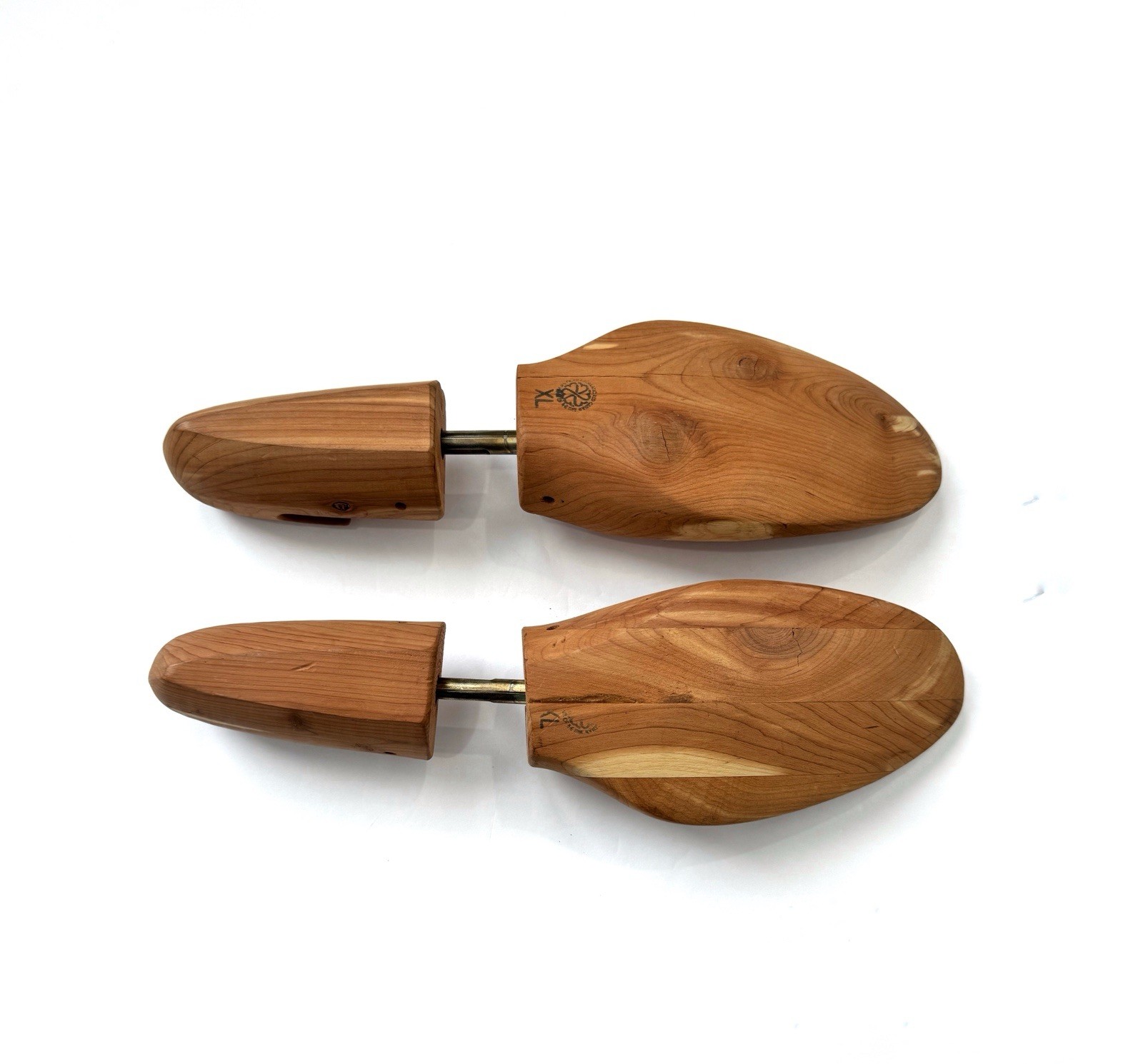 Bally of Switzerland Cedar Wood Shoe Trees Adjustable Size XL Shape Keepers