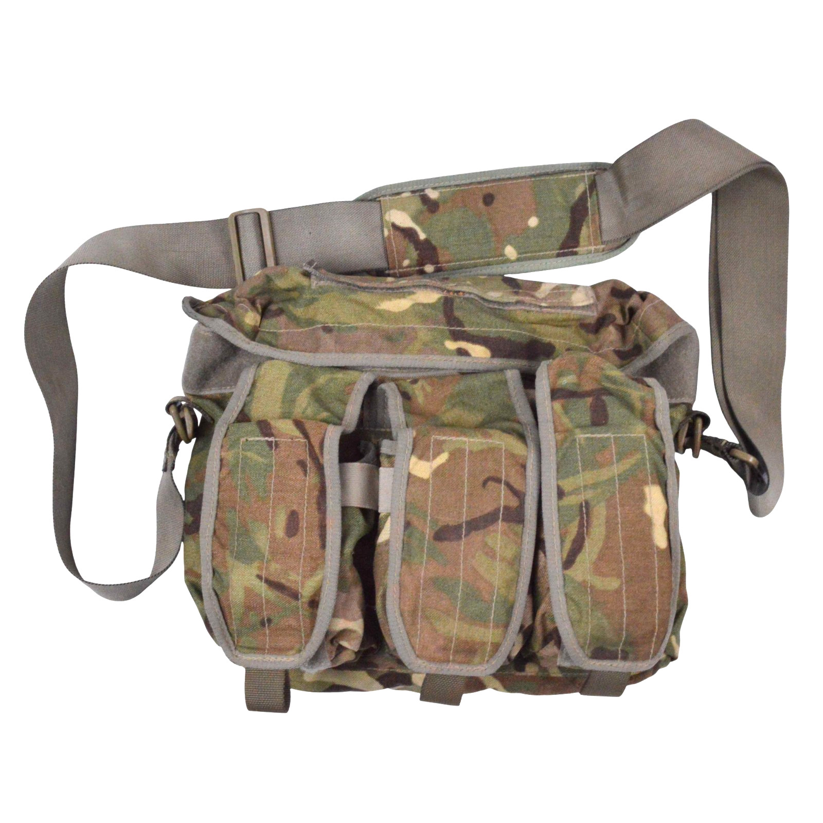 British Army MTP Camo Ammo Ammunition Grab Bag Genuine Shoulder Pack Strap