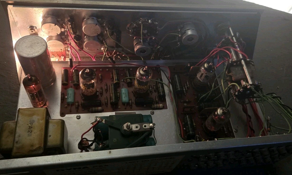 Vintage Dyna PAS Vacuum Tube Stereo Preamplifier Amplifier Amp Dynaco HiFi