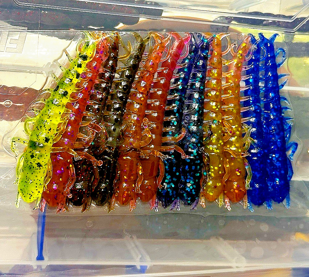 Soft Plastic 3" Hellgrammites Fishing Baits