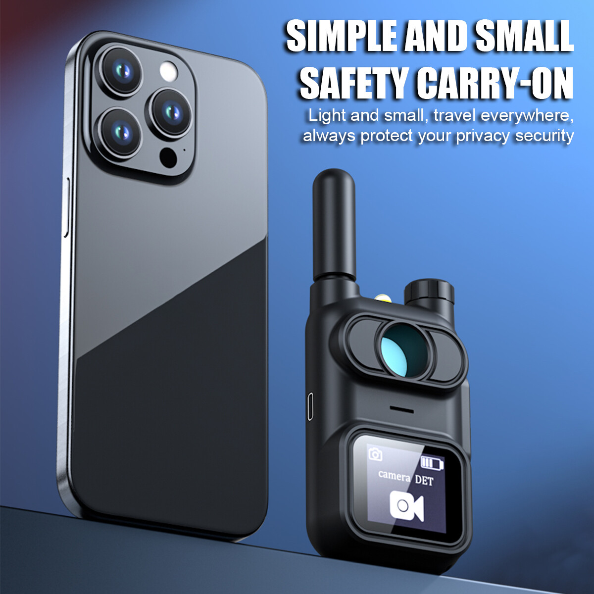 Anti-Spy Camera, Wireless RF Detector GSM Bug GPS Tracker Finder Scanner Device