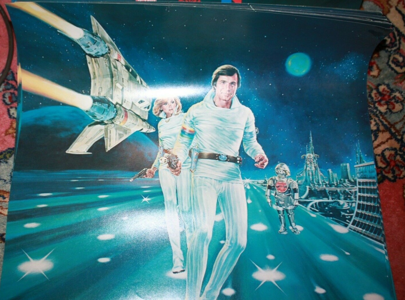 Buck Rogers in 25th Century Burger King Advertising Movie Poster 1979 Coca-Cola