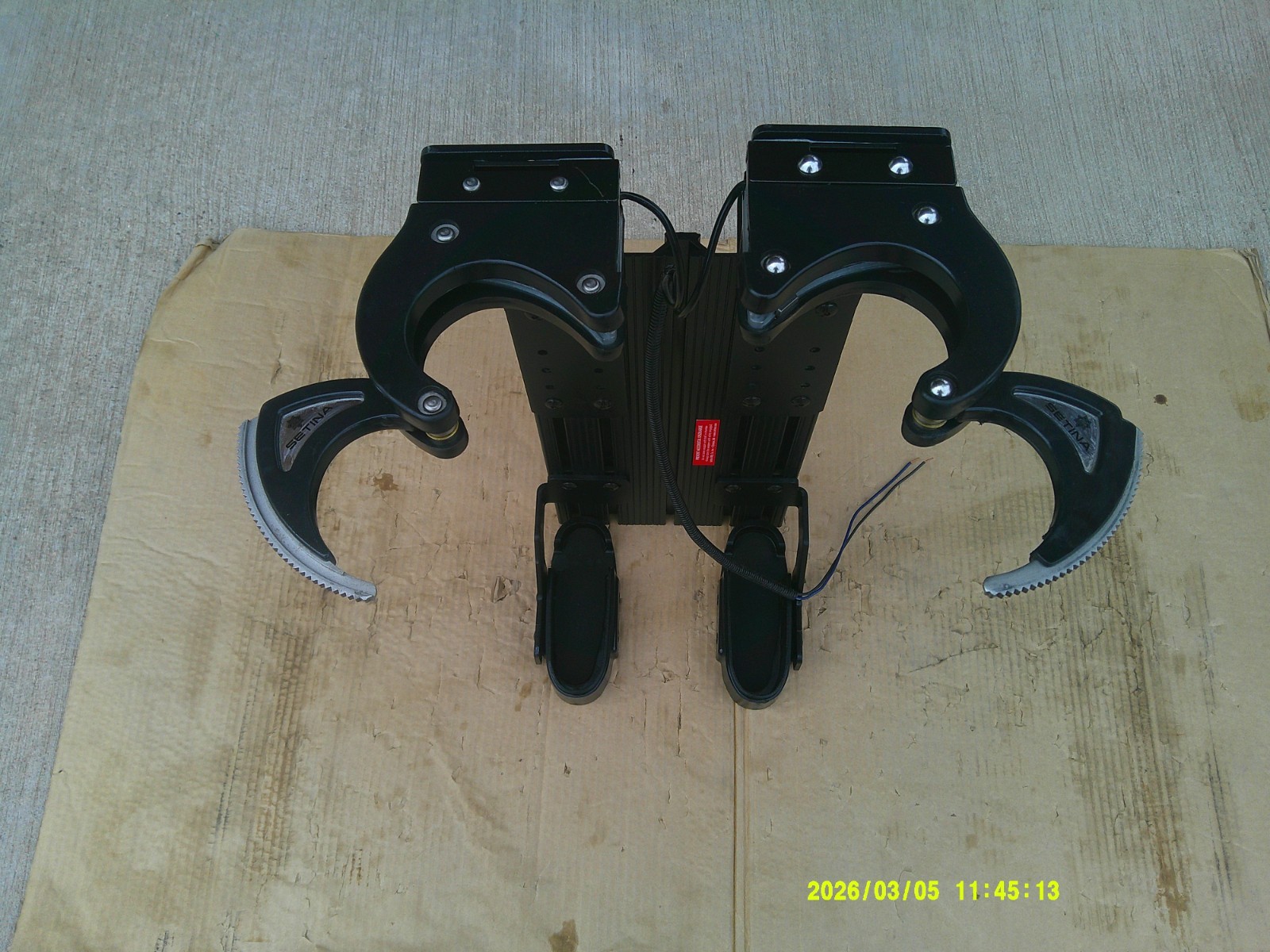 SETINA electric double Gun Lock Rack For Rifles / NO key included!