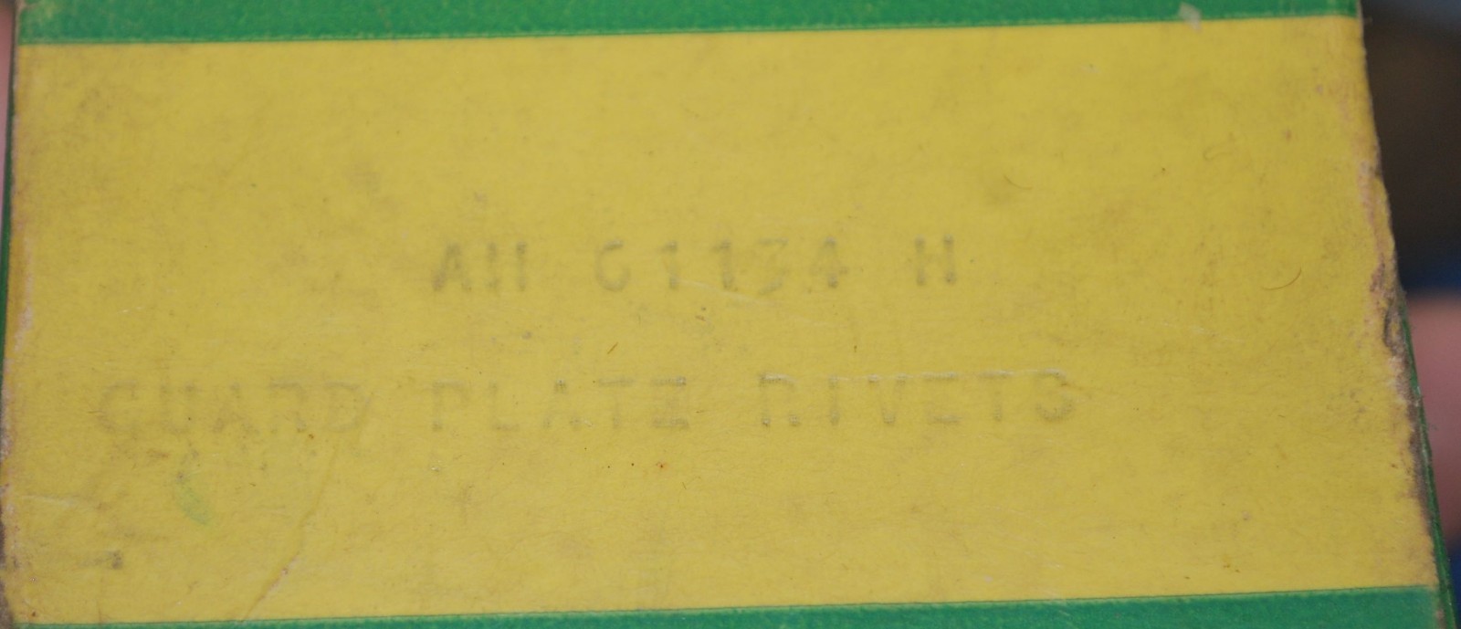 John Deere Parts In Box No AH61344H Guard Plate Rivets