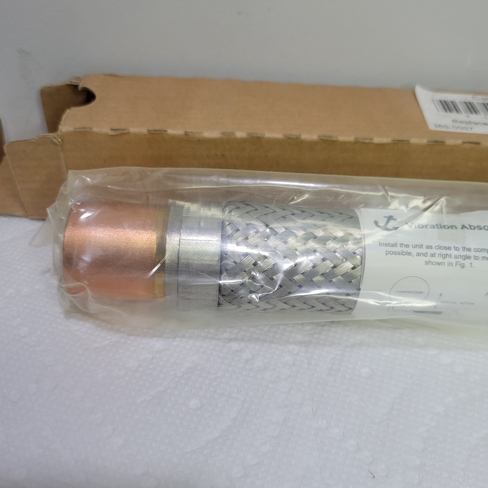 IRP 118VS Vibration Absorber 1-1/8" OD Copper Tubing 365-0007