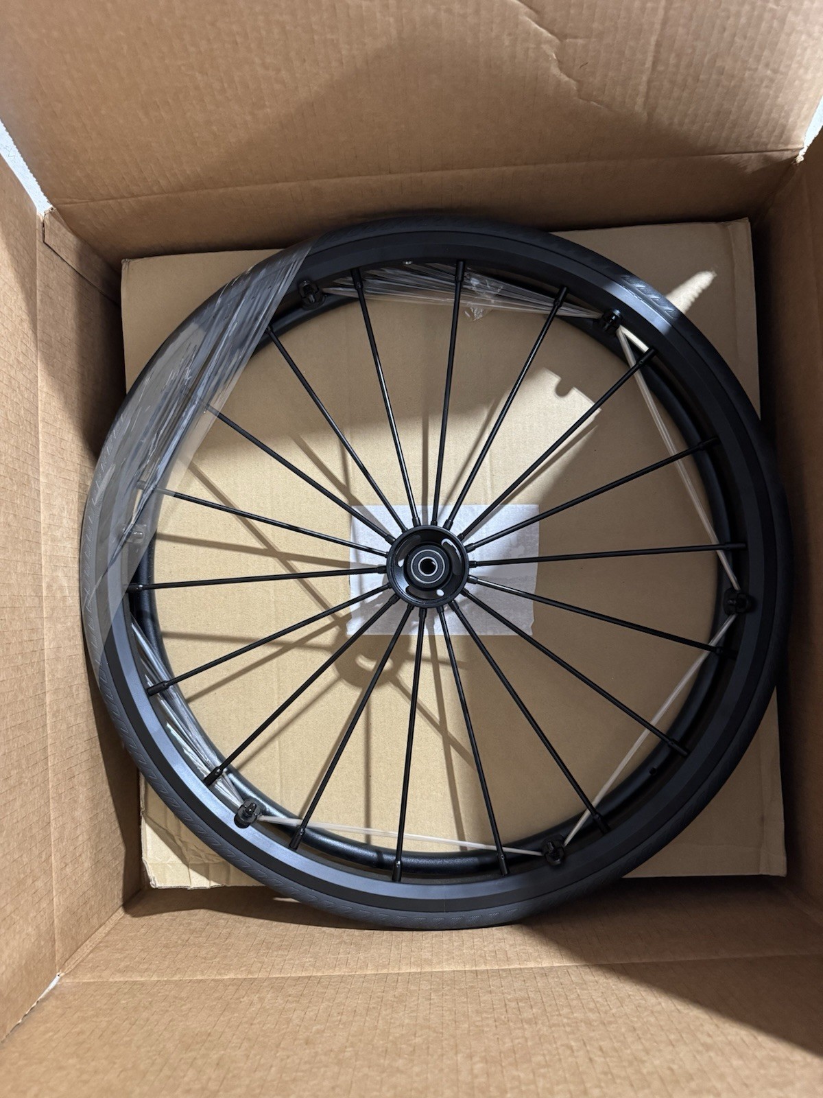 25” (559) Primo 18 Spoke Wheelchair Wheels Solid Polyurethane Tires No Markings