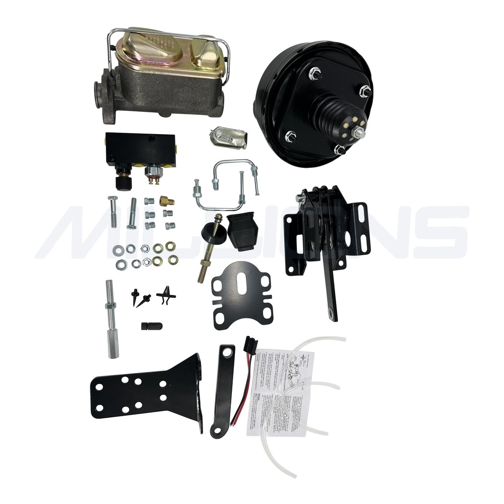 7" Single Power Booster Brake Conversion Kit&Valve For 1957-77 Ford F-100 Truck