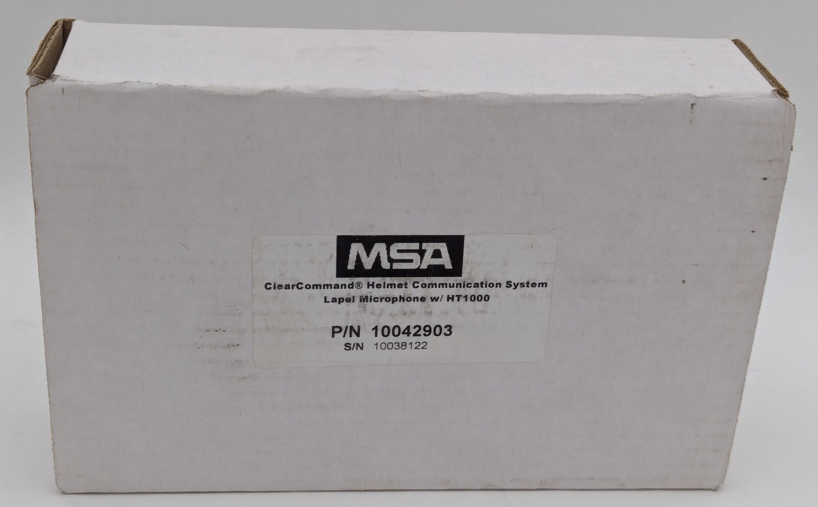 MSA 10042903 ClearCommand HCS Helmet Communication System Lapel Microphone - NIB