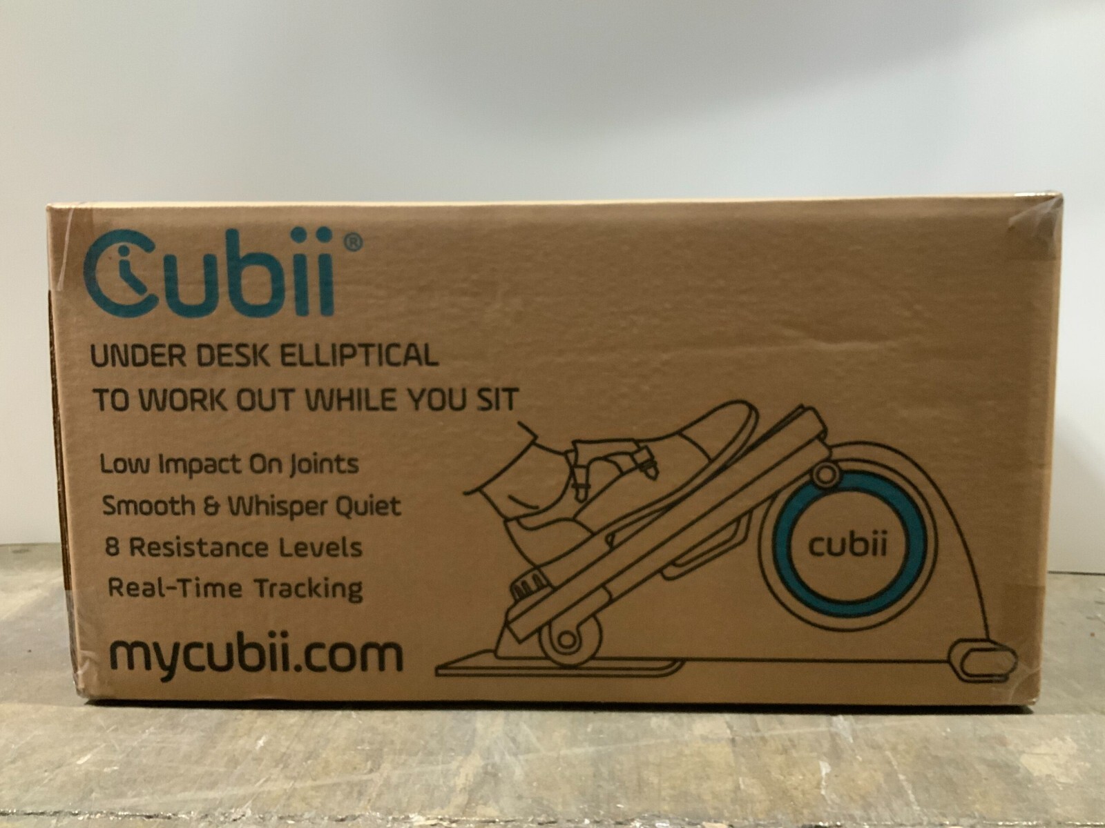 CUBII JR1 F3A2 Compact Seated Elliptical Aqua