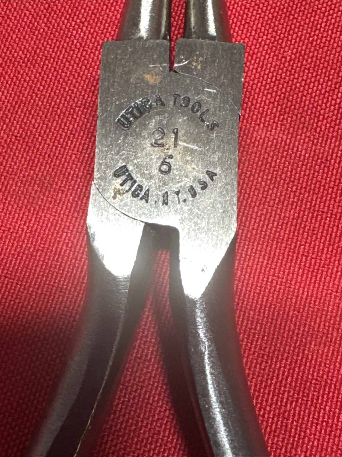 WW2 Military Utica Tools Round Nose 6 Inch Pliers D510