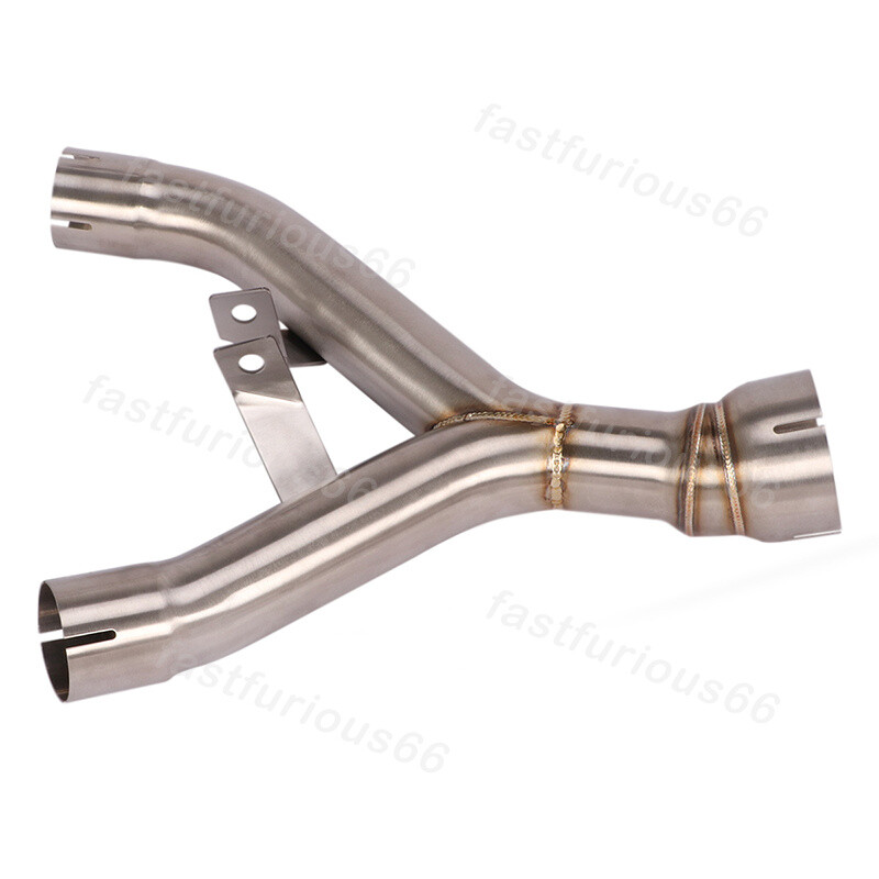 For Kawasaki Z1000 Ninja 1000 2010-2023 Exhaust Mid Connect Link Pipe Steel Tube