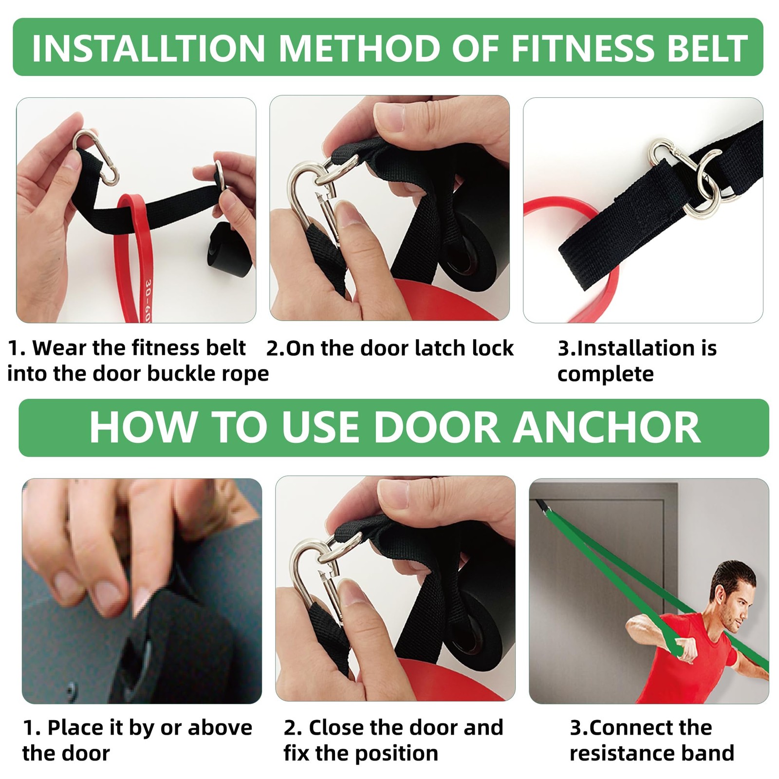 Resistance Bands,Exercise Bands,Workout Bands,Resistance Bands Set for Legs,P...