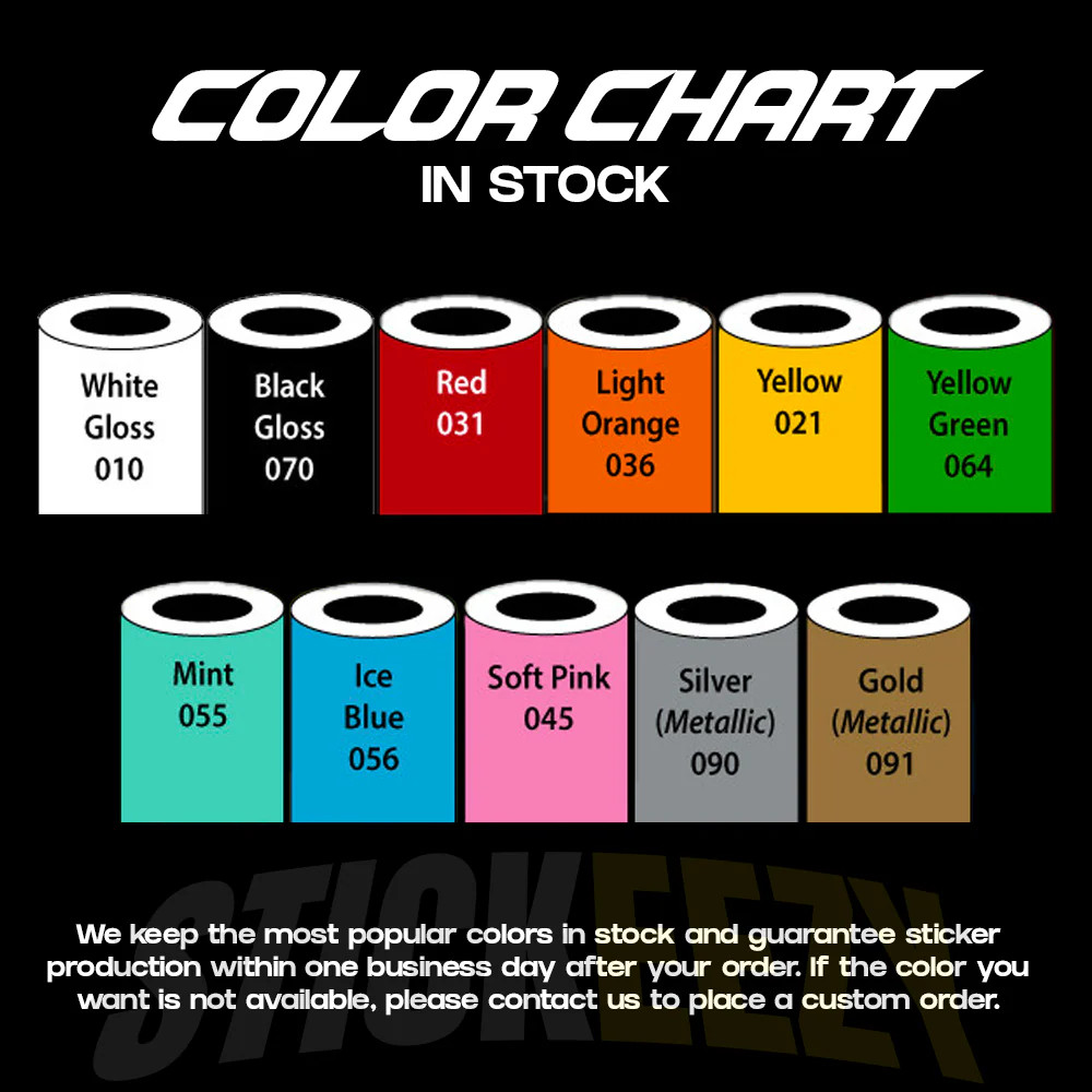 BMW M Brake Caliper Decals