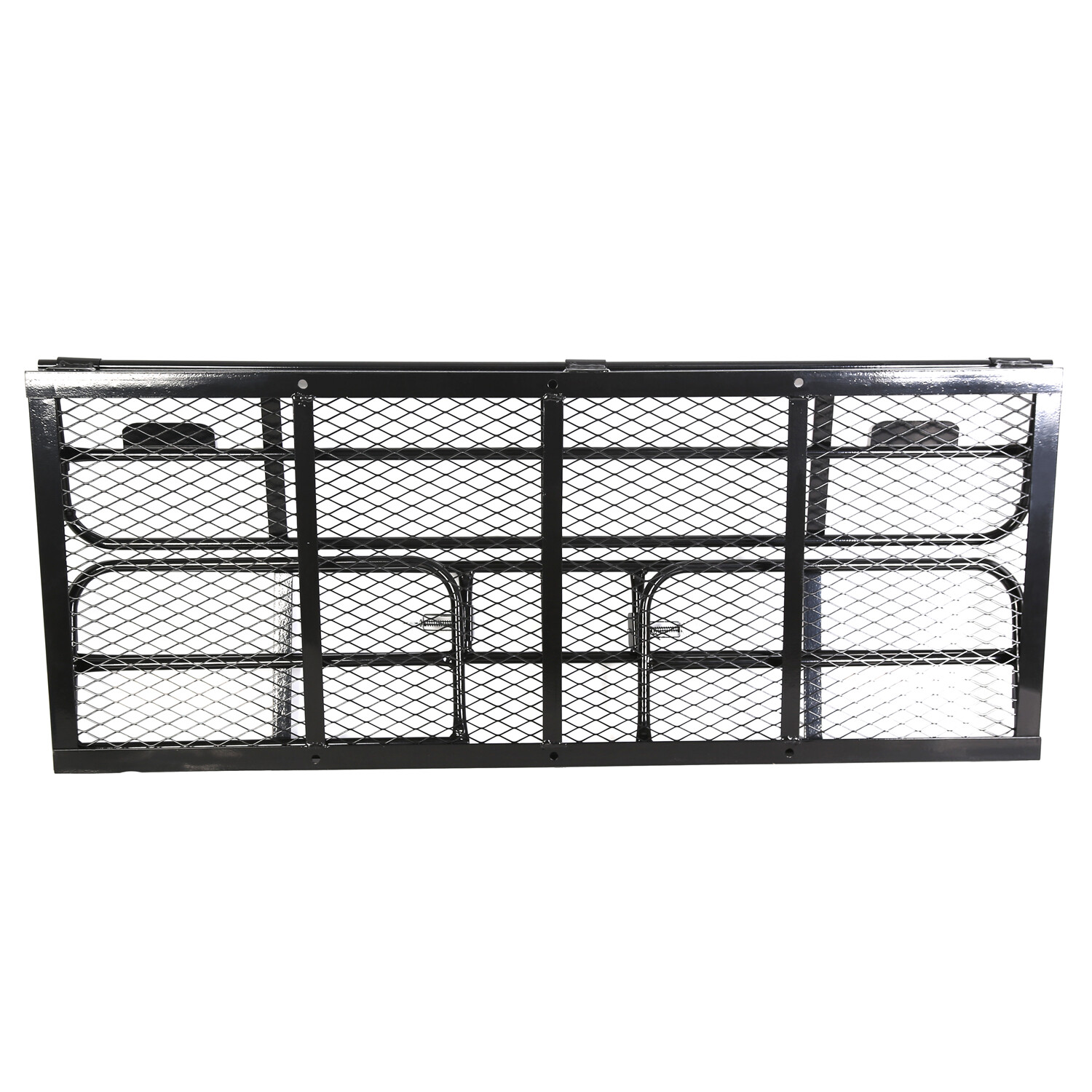 500LBS Folding Trailer Hitch Mount Cargo Basket Luggage Rack Carrier For SUV Car