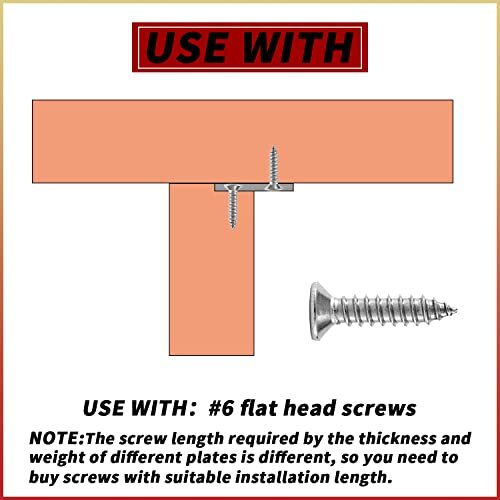 48 Pcs Figure 8 Fastener Steel,Table Top Fasteners - Heavy Duty Hardware Desk