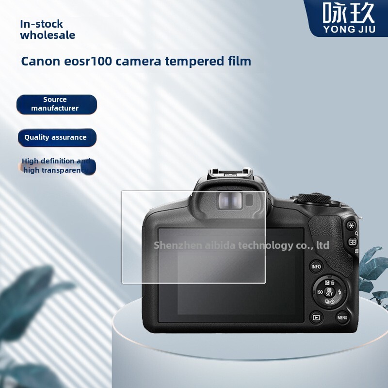 2 Pieces LCD Screen Protector Tempered Glass for  EOS R100 Camera