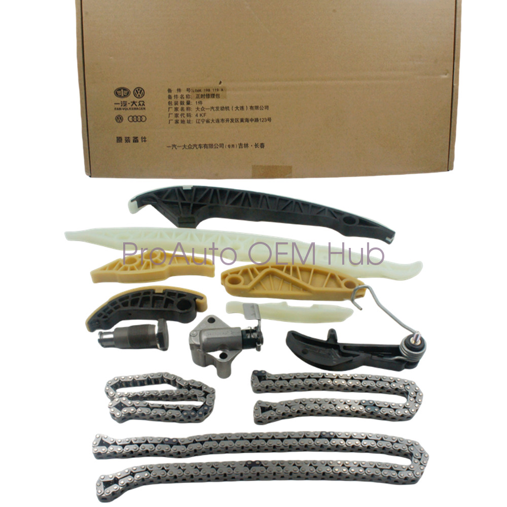 06K109507G OEM Timing Chain 12pcs Kit for 2012-15 SKODA SUPERB YETI OCTAVIA 1.8T