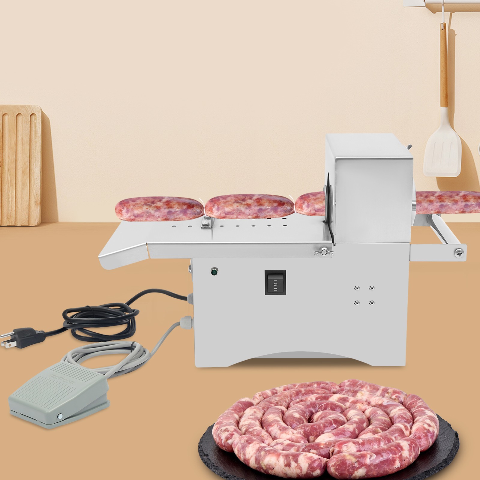 Automatic Electric Sausage Tying Machine,Electric Sausage Tying Machine w/ Pedal