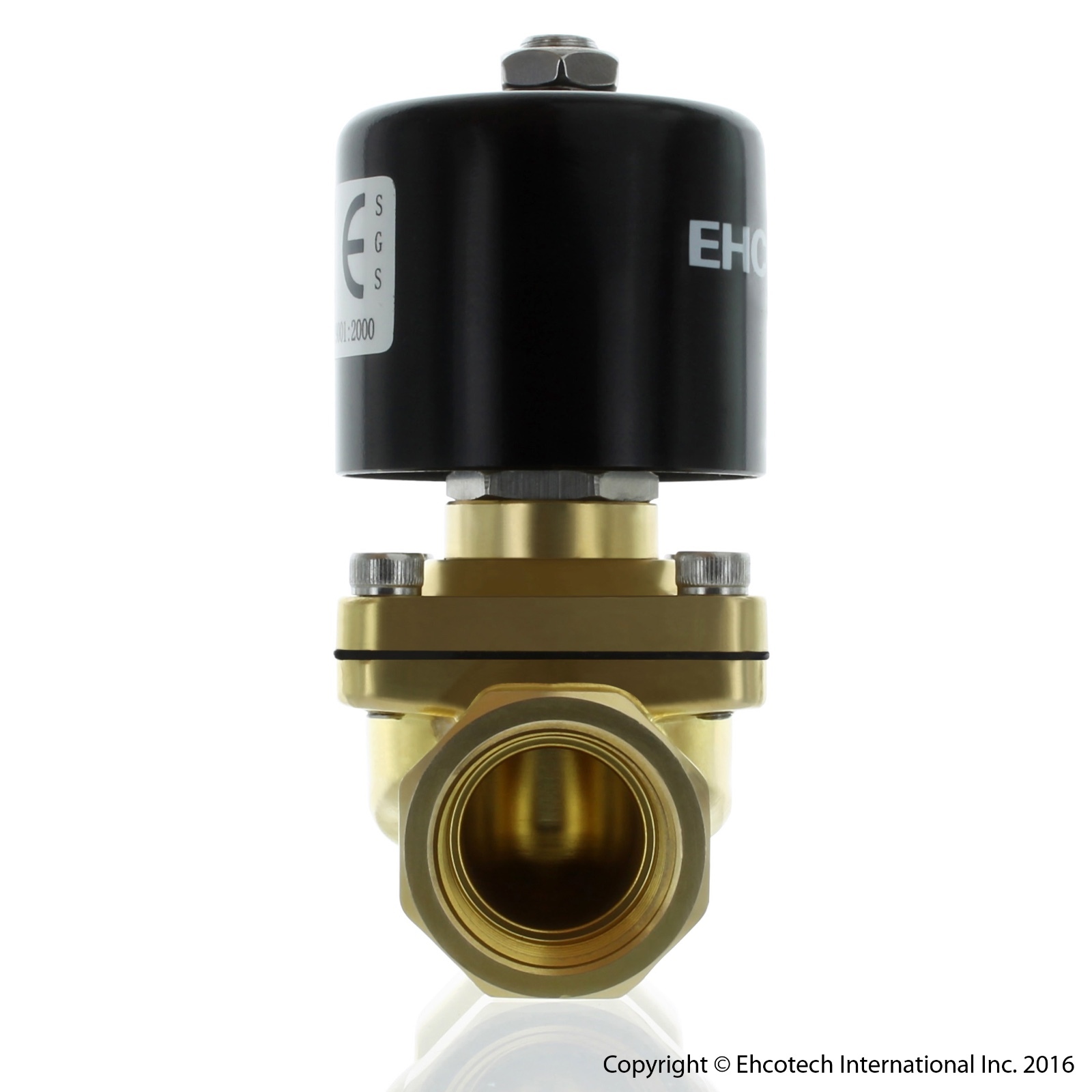 3/4" Brass Electric Solenoid Valve 12V 12 VDC Volt DC Water Air Gas VITON NC B21