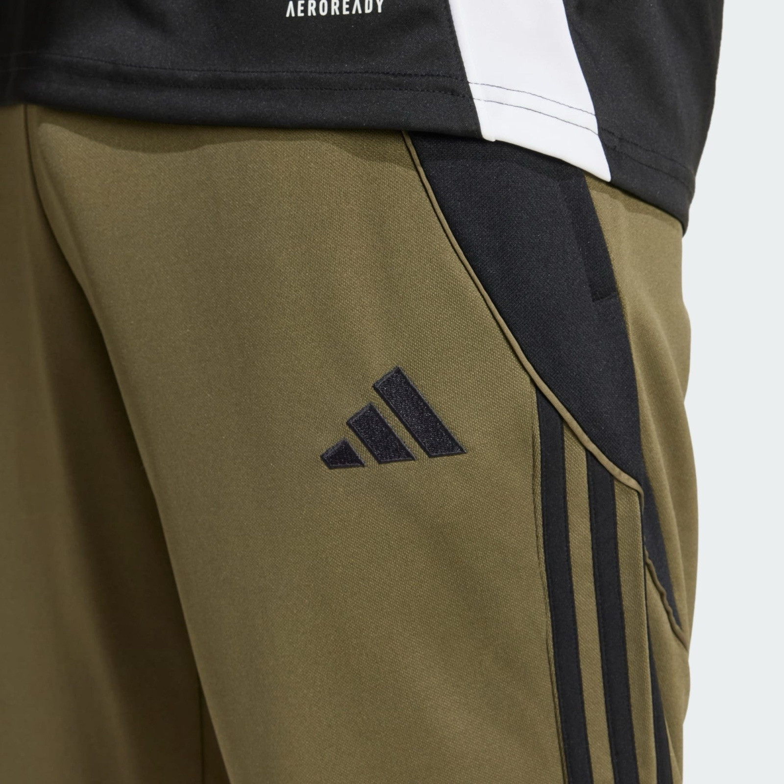 Adidas Tiro 24 Men’s Soccer Athletic Bottoms Jogger Track Pant Olive #958