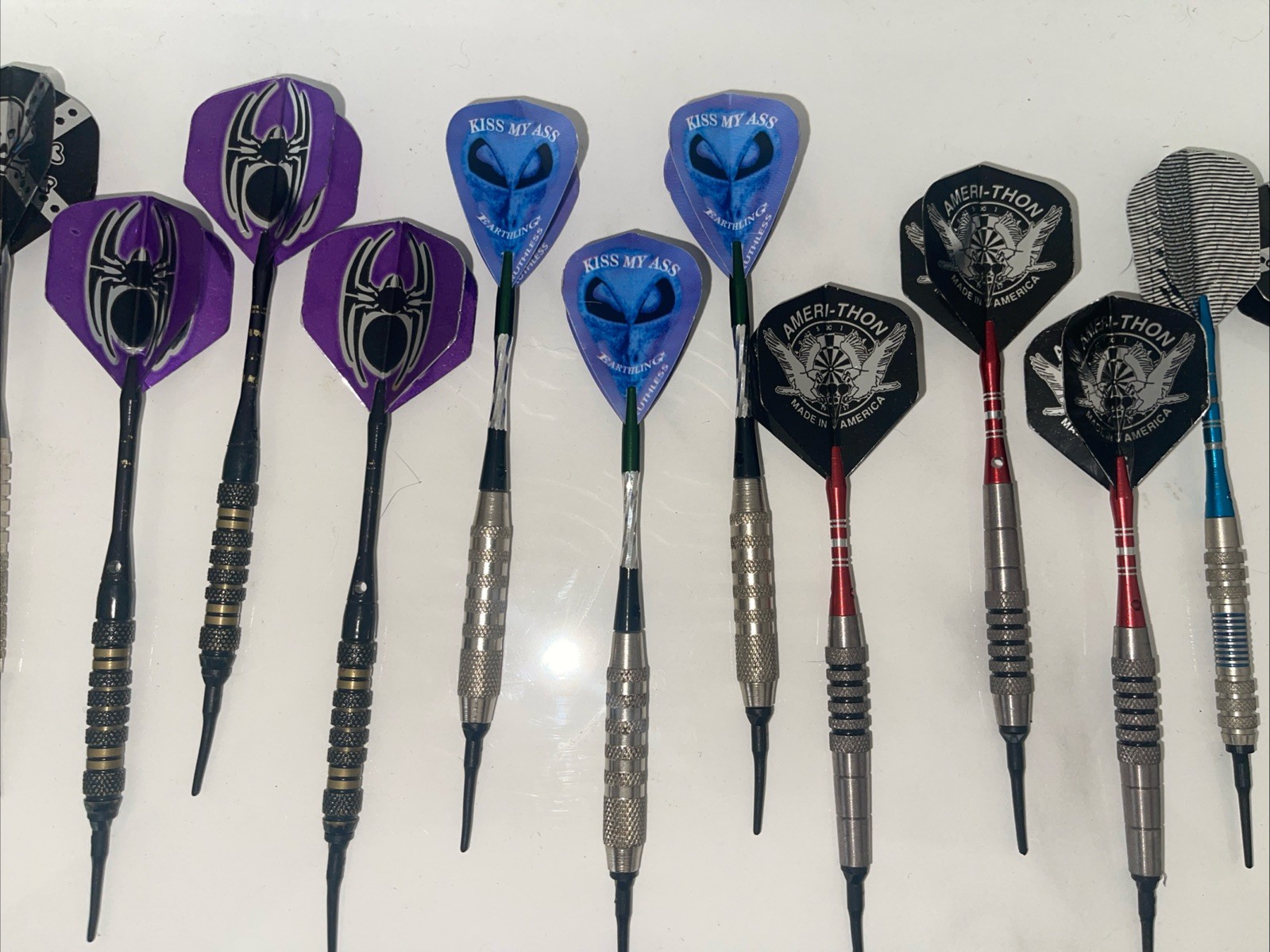 Used Darts Lot Soft Tip 14 plus extra accessories