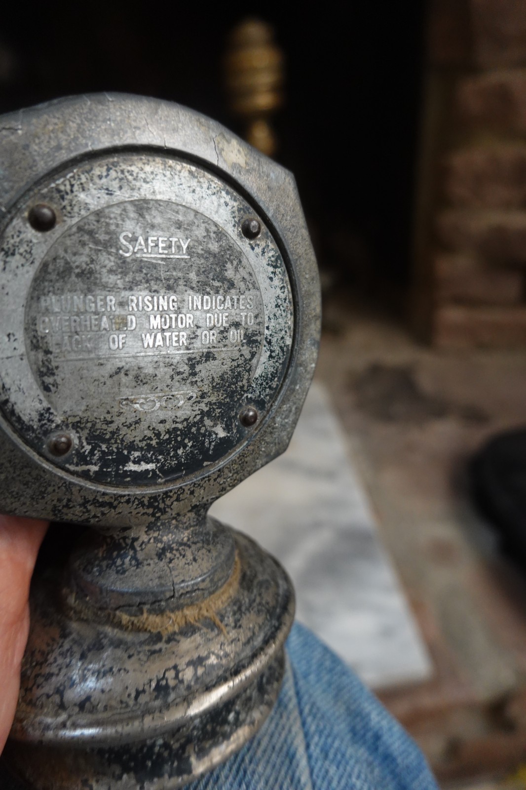 Antique 1929 PONTIAC INDIAN HEAD DELUXE MOTOR SIGNAL RADIATOR CAP HOOD ORNAMENT