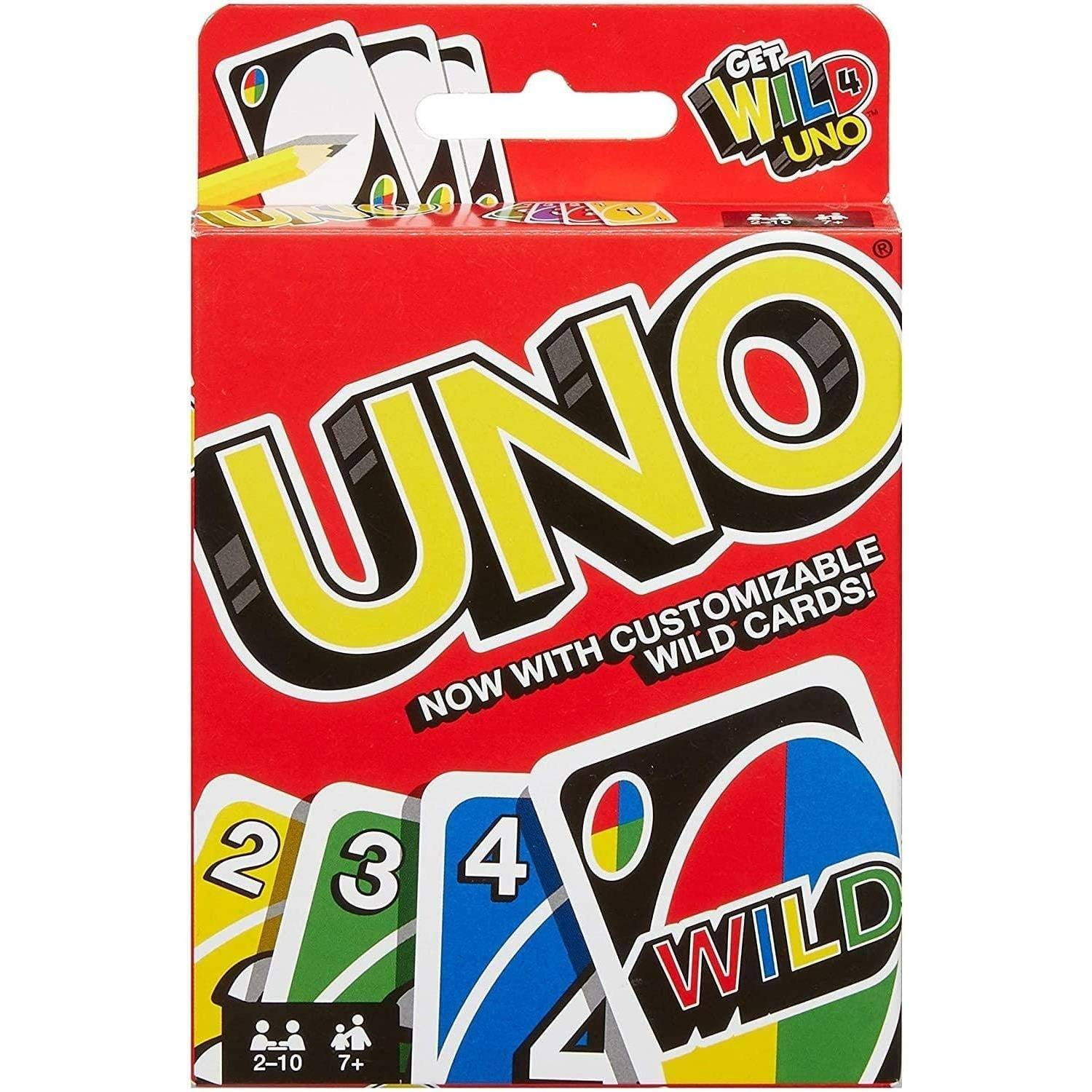 UNO Classic Card Game Now With Customizable Wild Cards