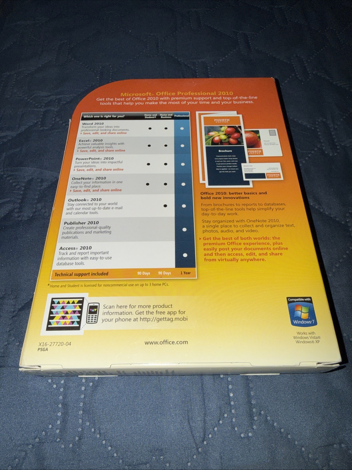 Microsoft Office Professional 2010 DVD • Complete Retail Box • Product Key Inc