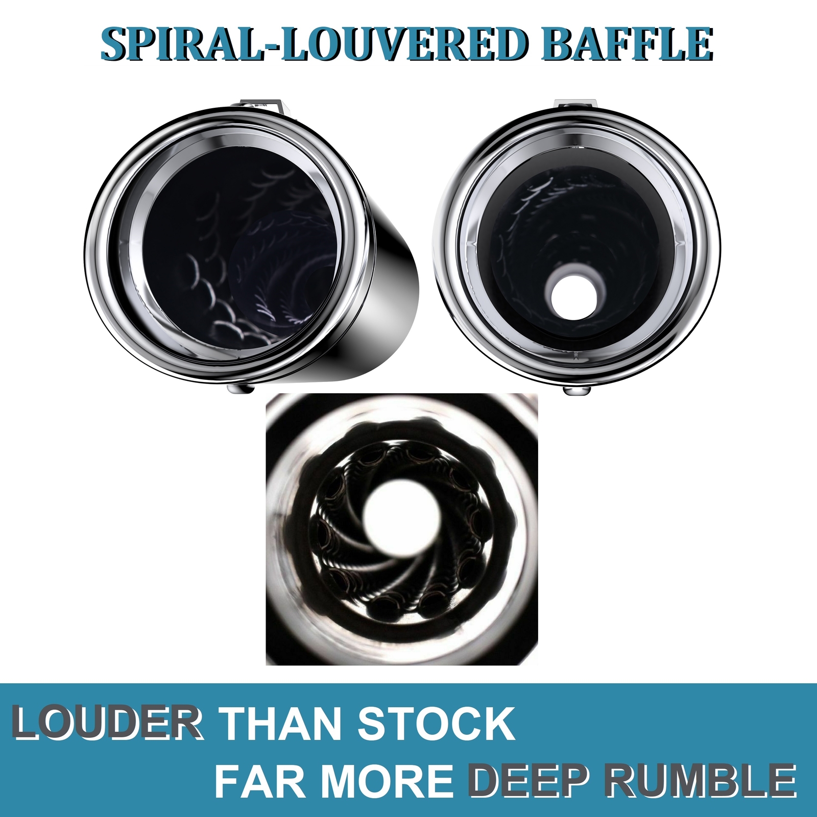 SHARKROAD 4.5 Slip Ons For 2017-UP Harley Touring Exhaust, Road Glide Mufflers