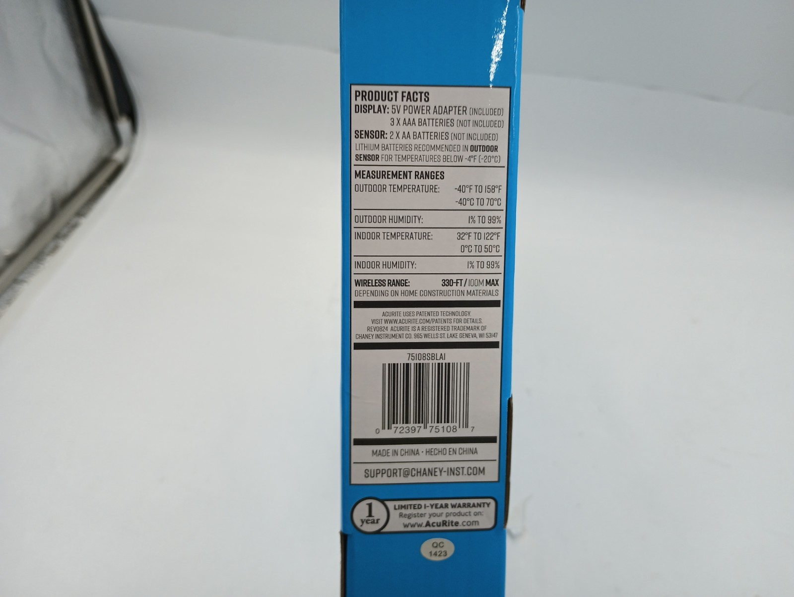 ACCURITE WEATHER STATION FORECASTER WIRELESS DIGITAL COLOR DISPLAY MY BACKYARD