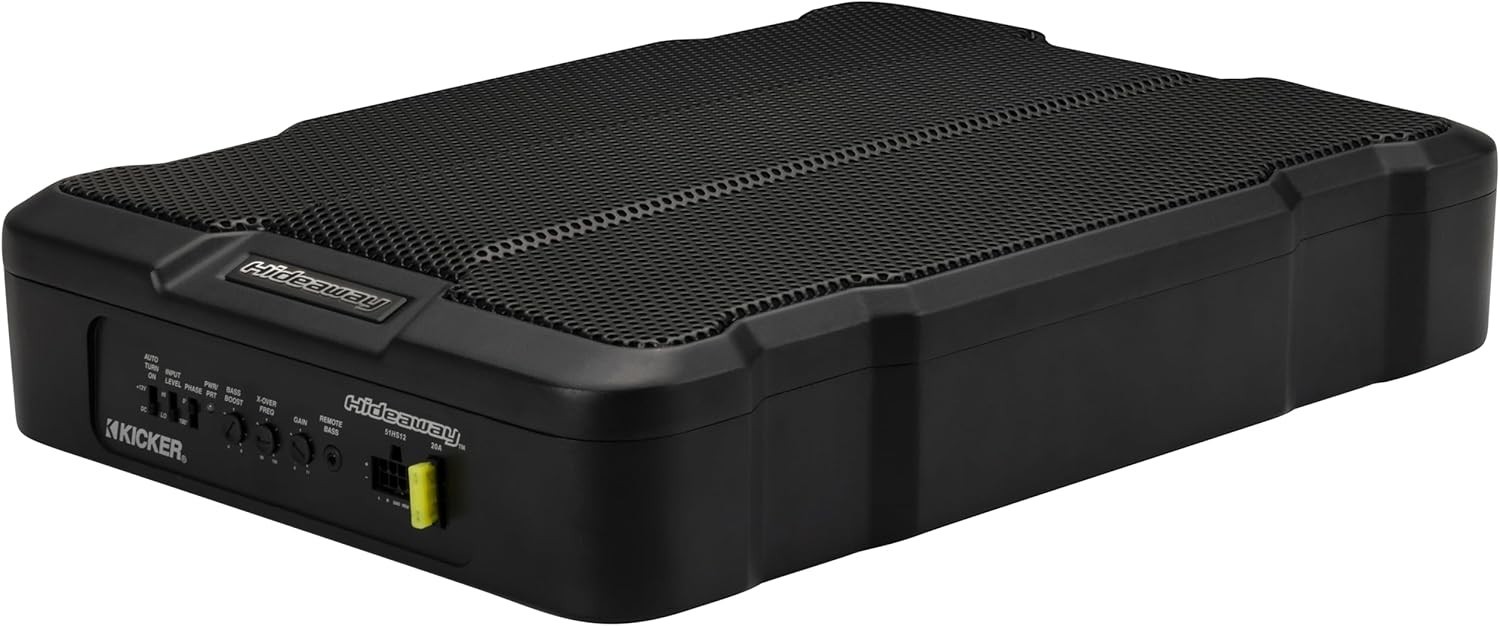 Kicker HS12 Hideaway 12-inch Powered Subwoofer Enclosure 230W RMS