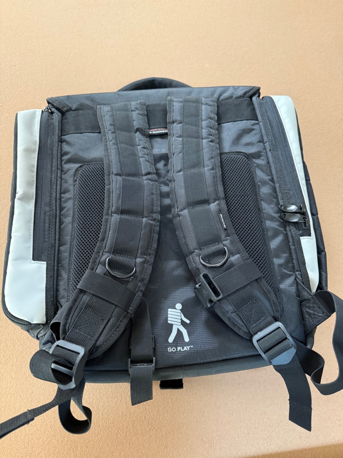 MONO 365 DJ Backpack Black Cushion Gig Bag for Laptop, Controller, Vinyl Records