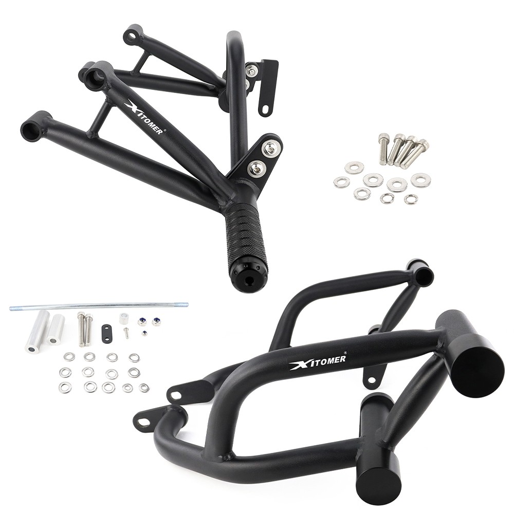 Front Crash Cage Peg Support Stunt Fit For Kawasaki NINJA ZX-6R ZX636 2009-2025