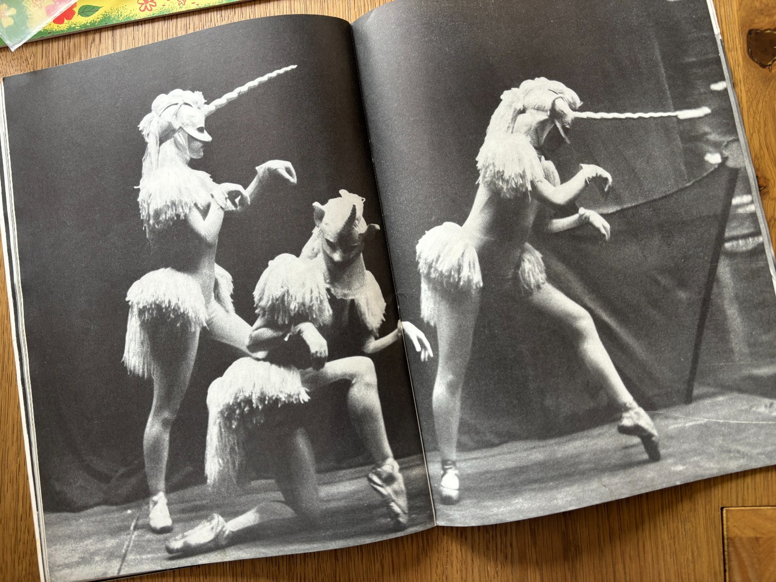 1956 program W/30 AUTOGRAPHS BALLET RUSSE DE MONTE CARLO NOVAK/CHOUTEAU/HOWARD