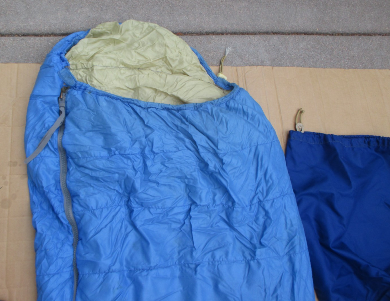 Vintage Sierra Designs Berkeley California Down Sleeping Bag 83" x 27"
