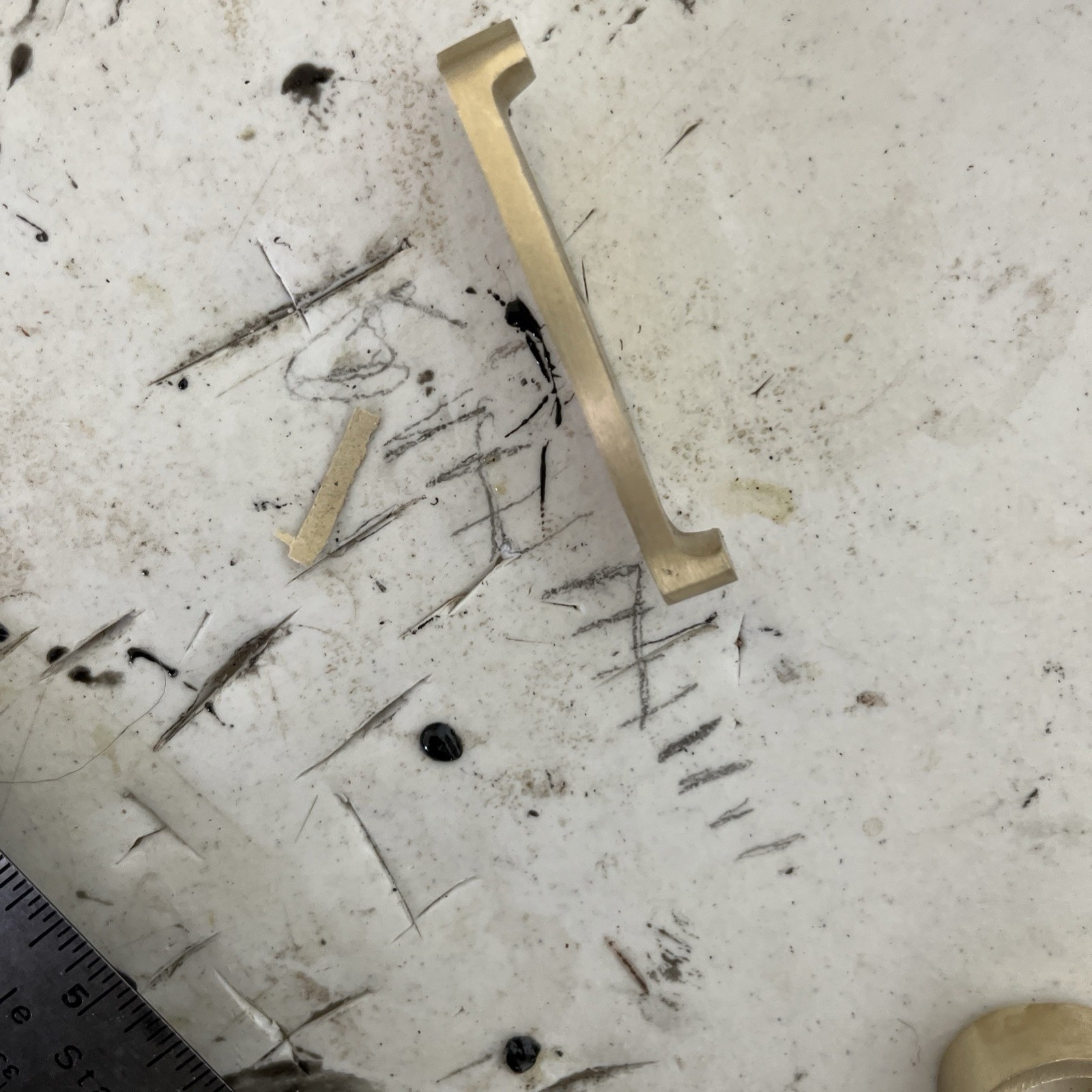 BRASS Finger Guard Bolster Dagger Bowie KNIFE Making