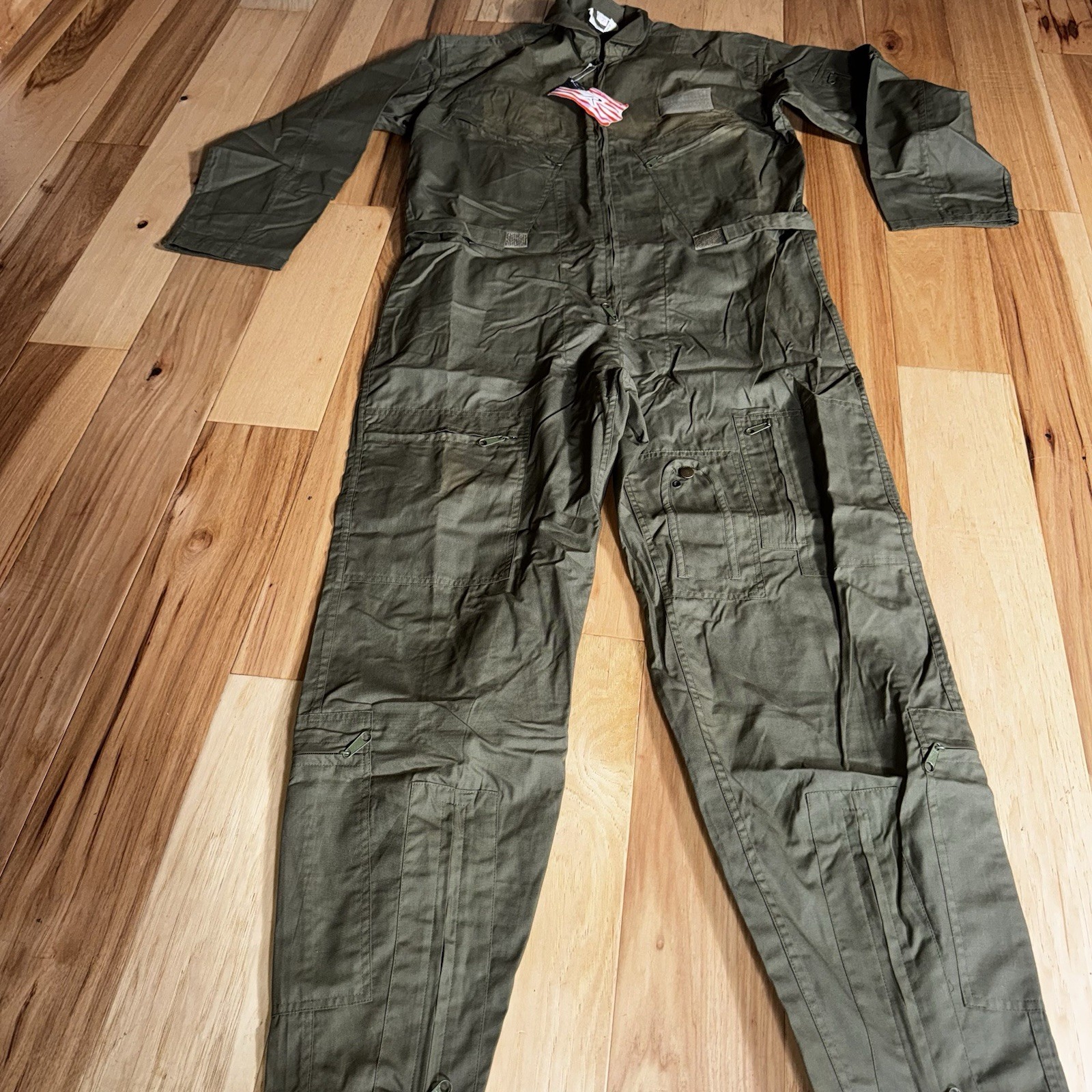 Rothco Flight Suit Small Olive Drab Military Style Coveralls Zip Front NEW