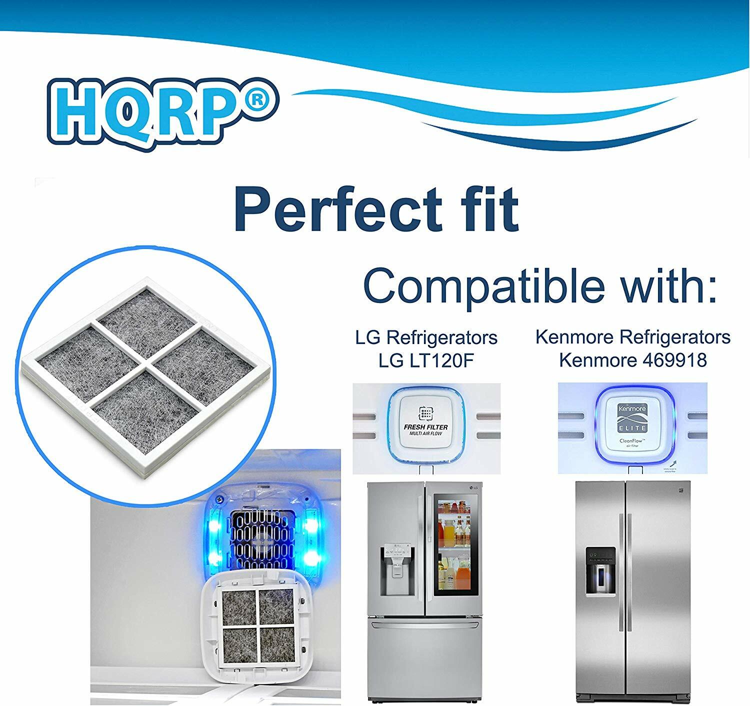 2x Air Filters for Kenmore Elite Series Refrigerators, 469918 / 9918 CleanFlow