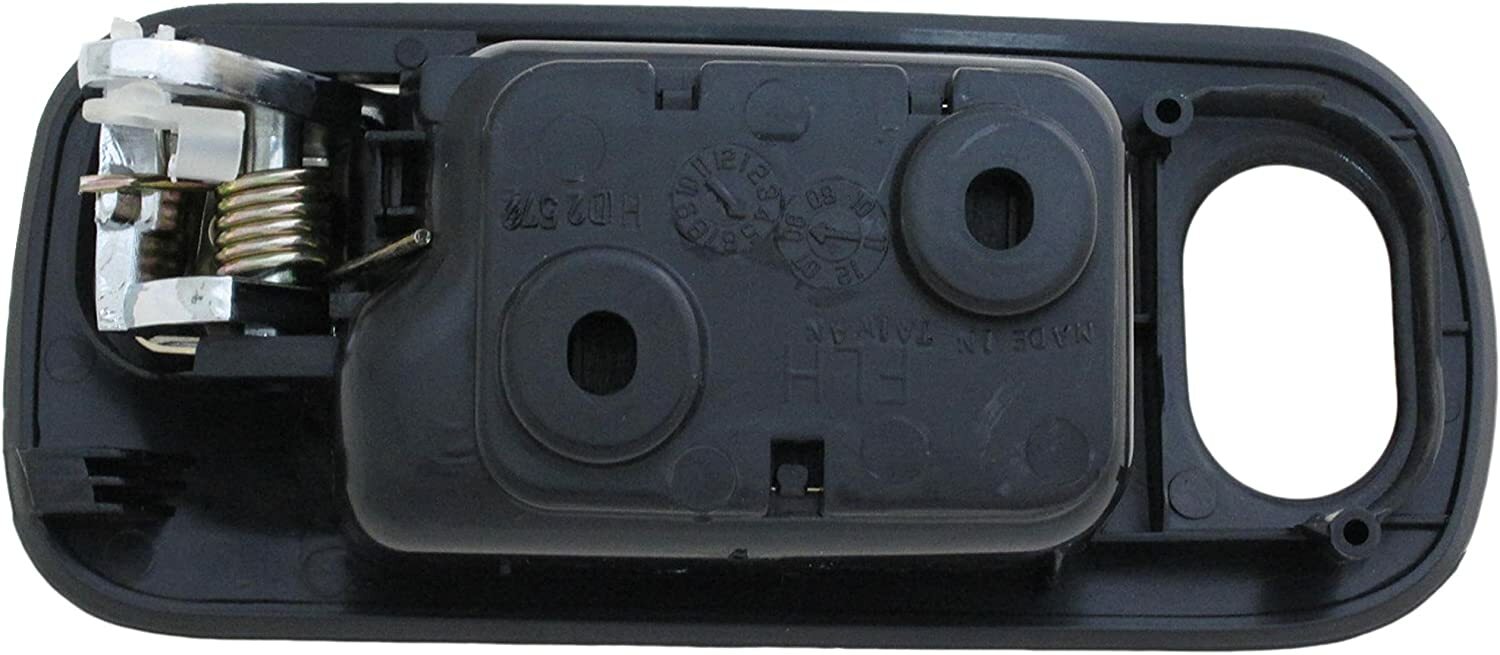 Front Rear Inside Door Handles Set Black Chrome for 01-05 Honda Civic Sedan 4DR