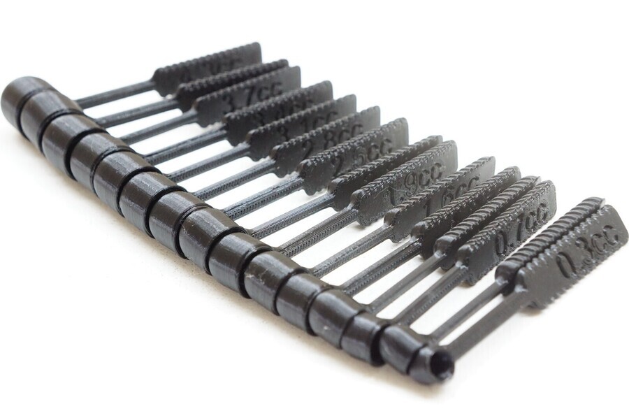 Pistol Powder Measure Reloading Kit 0.5cc - 4.3cc Spoon Scoop Dippers For Lee