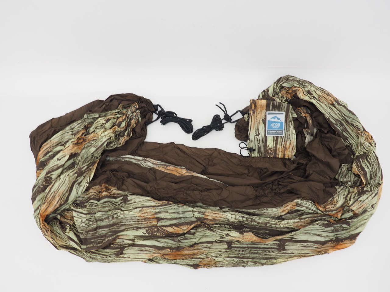 NEW! Equip Outdoors Two Person Travel Hammock - Wood Grain Print