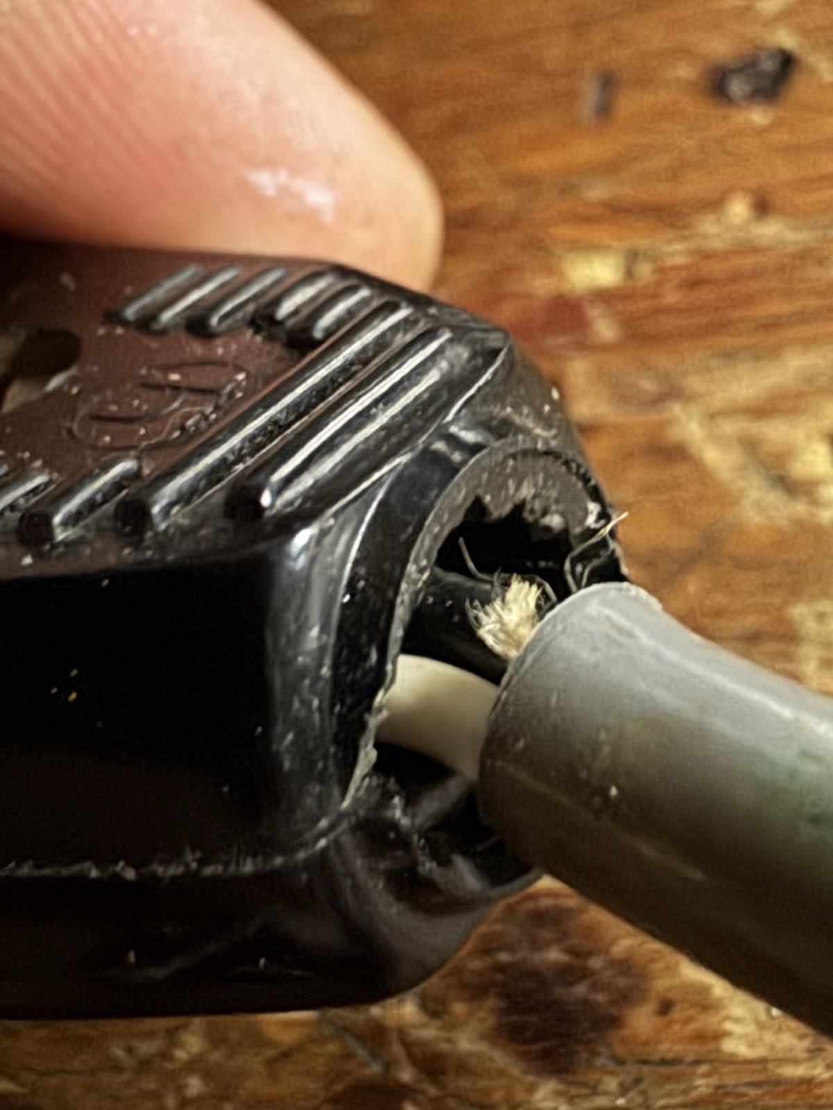 5-6' Original Power Cord Reel to Reel 2 Prong 2 Wire See pics from Uher OEM